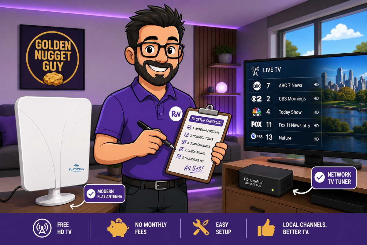 Modern cord-cutting: ClearStream MAX-V + HDHomeRun Flex